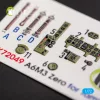 Kelik A6M3 Zero - interior 3D decals for Tamiya kit - 3D belsőtér-részletező matricakészlet