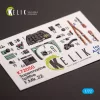 Kelik Spitfire F.Mk.22 - interior 3D decals for Airfix kit - 3D belsőtér-részletező matricakészlet