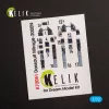 Kelik Mirage - 2000N - interior 3D decals for Dream Model kit - 3D belsőtér-részletező matricakészlet