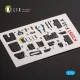 Kelik F-35A interior 3D decals for Tamiya kit - 3D belsőtér-részletező matricakészlet