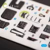 Kelik F-35A interior 3D decals for Tamiya kit - 3D belsőtér-részletező matricakészlet