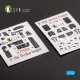 Kelik F-15E Strike Eagle - interior 3D decals for Revell kit - 3D belsőtér-részletező matricakészlet
