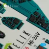 Kelik Mi-24V  interior 3D decals for HobbyBoss kit - 3D belsőtér-részletező matricakészlet