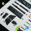 Kelik MiG-21 F-13  interior 3D decals for Revell kit - 3D belsőtér-részletező matricakészlet