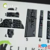 Kelik MiG-21 F-13  interior 3D decals for Revell kit - 3D belsőtér-részletező matricakészlet