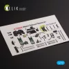 Kelik M6A1 Seiran/Nanzan interior 3D decals for Tamiya kit - 3D belsőtér-részletező matricakészlet