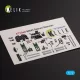 Kelik M6A1 Seiran/Nanzan interior 3D decals for Tamiya kit - 3D belsőtér-részletező matricakészlet