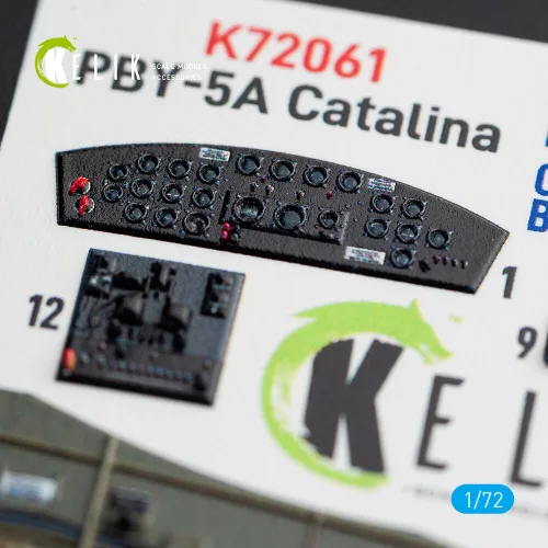 Kelik PBY-5A Catalina interior 3D decals for Academy kit - 3D belsőtér-részletező matricakészlet