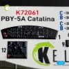 Kelik PBY-5A Catalina interior 3D decals for Academy kit - 3D belsőtér-részletező matricakészlet