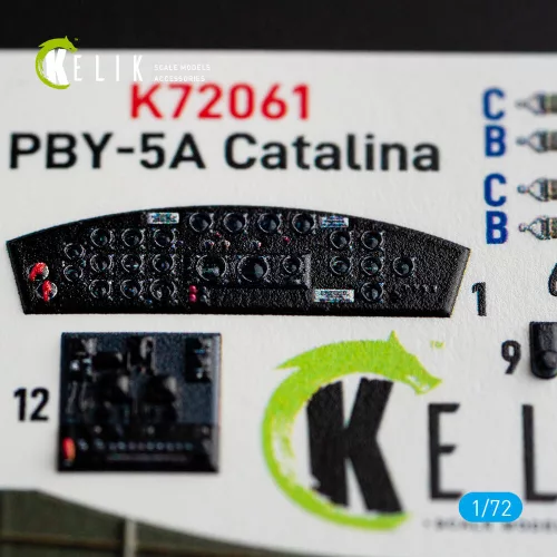 Kelik PBY-5A Catalina interior 3D decals for Academy kit - 3D belsőtér-részletező matricakészlet