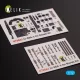 Kelik Junkers JU 88 A-4 interior 3D decals for Revell kit - 3D belsőtér-részletező matricakészlet