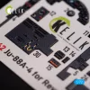 Kelik Junkers JU 88 A-4 interior 3D decals for Revell kit - 3D belsőtér-részletező matricakészlet