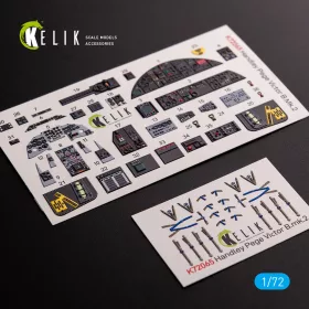   Kelik Handley Page Victor B Mk2 interior 3D decals for Airfix kit - 3D belsőtér-részletező matricakészlet