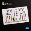 Kelik Handley Page Victor B Mk2 interior 3D decals for Airfix kit - 3D belsőtér-részletező matricakészlet