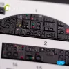 Kelik Handley Page Victor B Mk2 interior 3D decals for Airfix kit - 3D belsőtér-részletező matricakészlet