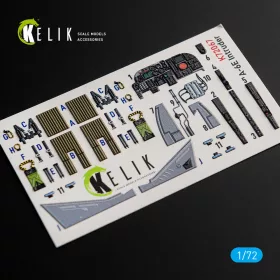   Kelik A-6E Intruder interior 3D decals for Italeri kit - 3D belsőtér-részletező matricakészlet
