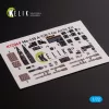 Kelik Messerschmitt Me410A-1 interior 3D decals for Airfix kit - 3D belsőtér-részletező matricakészlet