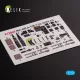 Kelik Messerschmitt Me410A-1 interior 3D decals for Airfix kit - 3D belsőtér-részletező matricakészlet
