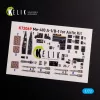 Kelik Messerschmitt Me410A-1 interior 3D decals for Airfix kit - 3D belsőtér-részletező matricakészlet