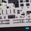 Kelik Messerschmitt Me410A-1 interior 3D decals for Airfix kit - 3D belsőtér-részletező matricakészlet