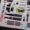 Kelik Messerschmitt Me410A-1 interior 3D decals for Airfix kit - 3D belsőtér-részletező matricakészlet