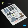 Kelik F-15J Eagle interior 3D decals for PLATZ kit - 3D belsőtér-részletező matricakészlet
