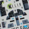 Kelik F-15C Strike Eagle interior 3D decals for Hasegawa kit - 3D belsőtér-részletező matricakészlet