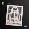 Kelik A-4B Skyhawk interior 3D decals for Hobby 2000/Fujimi kit - 3D belsőtér-részletező matricakészlet, Hobby 2000/Fujimi makettekhez