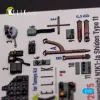 Kelik N1K1-Ja Shiden Type 11 interior 3D decals for Tamiya kit - 3D belsőtér-részletező matricakészlet