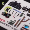 Kelik N1K1-Ja Shiden Type 11 interior 3D decals for Tamiya kit - 3D belsőtér-részletező matricakészlet