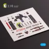 Kelik Amx Ghibli interior 3D decals for Italeri kit - 3D belsőtér-részletező matricakészlet