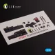 Kelik Gloster Meteor F.8 interior 3D decals for Airfix kit - 3D belsőtér-részletező matricakészlet