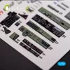 Kelik F-84F Thunderstreak interior 3D decals for Special Hobby kit - 3D belsőtér-részletező matricakészlet