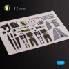 Kelik Grumman A-6A Knight Rider interior 3D decals for Fujimi kit - 3D belsőtér-részletező matricakészlet