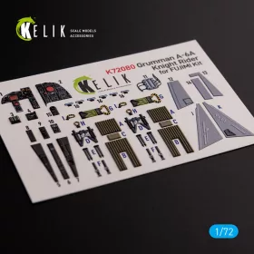   Kelik Grumman A-6A Knight Rider interior 3D decals for Fujimi kit - 3D belsőtér-részletező matricakészlet