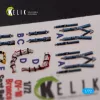 Kelik OV-10D+ Bronco interior 3D decals for ICM kit - 3D belsőtér-részletező matricakészlet