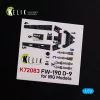 Kelik Fw 190 D-9 interior 3D decals for IBG Models kit - 3D belsőtér-részletező matricakészlet