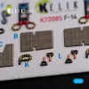 Kelik F-14A Tomcat - interior 3D decals for Hasegawa kit - 3D belsőtér-részletező matricakészlet