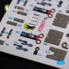 Kelik F-14A Tomcat - interior 3D decals for Hasegawa kit - 3D belsőtér-részletező matricakészlet