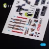 Kelik AMX-T interior 3D decals for Italeri kit - 3D belsőtér-részletező matricakészlet