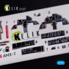 Kelik AMX-T interior 3D decals for Italeri kit - 3D belsőtér-részletező matricakészlet