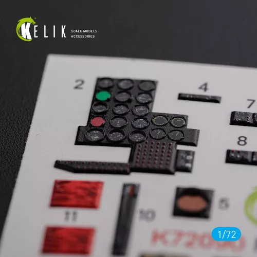 Kelik F-89 D/J Scorpion interior 3D decals for Revell kit - 3D belsőtér-részletező matricakészlet