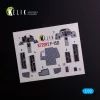 Kelik F-15D - interior 3D decals for FineMolds kit - 3D belsőtér-részletező matricakészlet
