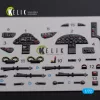 Kelik Folland Gnat T.1 interior 3D decals for Airfix kit - 3D belsőtér-részletező matricakészlet