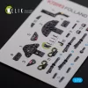 Kelik Folland Gnat T.1 interior 3D decals for Airfix kit - 3D belsőtér-részletező matricakészlet