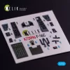 Kelik F-16C - interior 3D decals for Hasegawa kit - 3D belsőtér-részletező matricakészlet