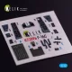 Kelik F-16C - interior 3D decals for Hasegawa kit - 3D belsőtér-részletező matricakészlet
