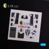 Kelik F-16C - interior 3D decals for Hasegawa kit - 3D belsőtér-részletező matricakészlet