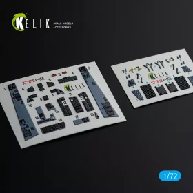   Kelik F-15E - interior 3D decals for GWH kit - 3D belsőtér-részletező matricakészlet