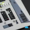 Kelik F-15E - interior 3D decals for GWH kit - 3D belsőtér-részletező matricakészlet